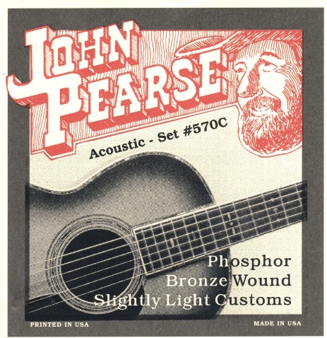 John Pearse 570C струны для акустической гитары .011 - .052