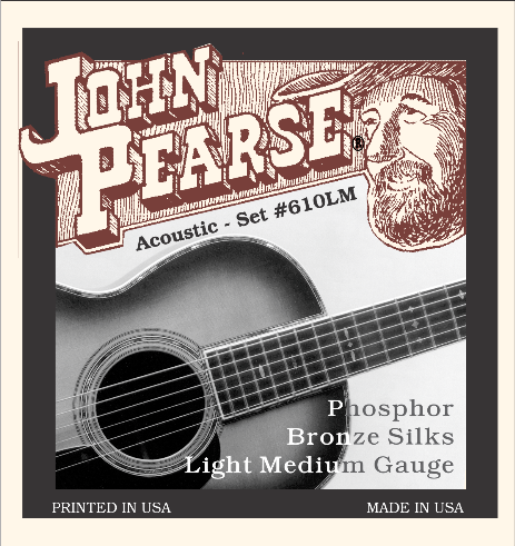 John Pearse 610LM струны для акустической гитары .12 - .53