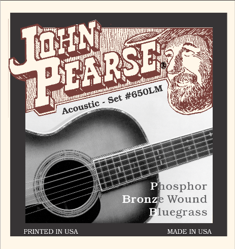 John Pearse 650LM струны для акустической гитары .012 - .056, Bluegrass
