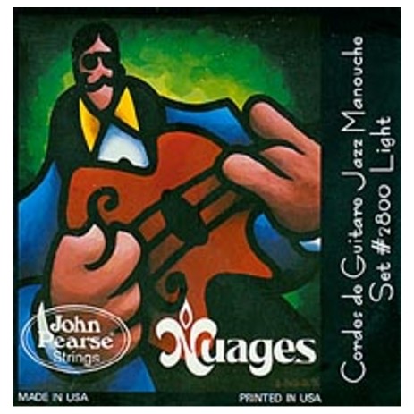 John Pearse 2800L струны для джазовой акустической гитары