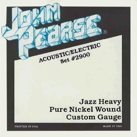 John Pearse 2900 струны для JAZZ электрогитары .013 - .056