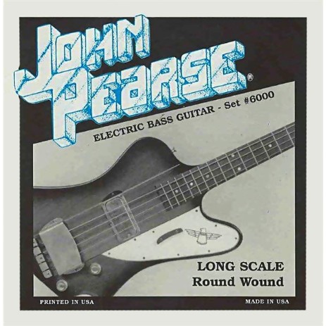 John Pearse 6000 струны для бас гитары .045 - .100