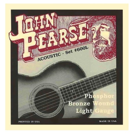 John Pearse 600L струны для акустической гитары .012 - .053
