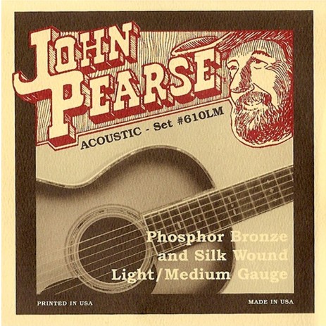 John Pearse 610LM струны для акустической гитары .12 - .53